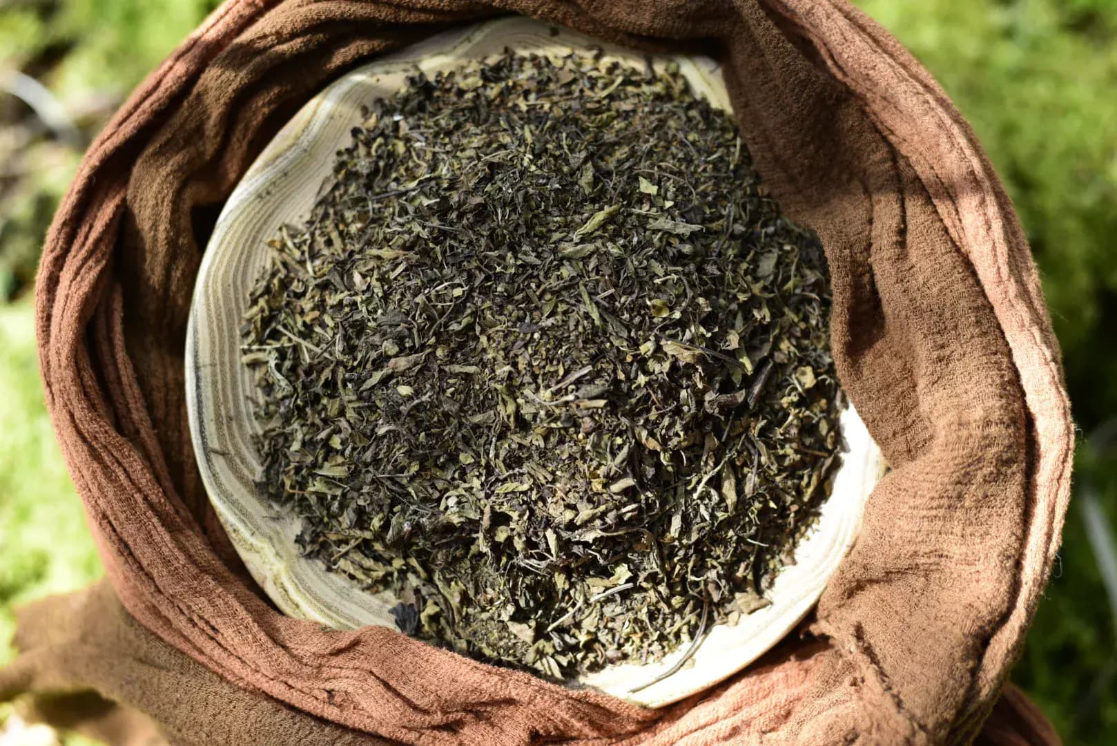 Dried Tulsi (Holy Basil) — discretion, respect, simplicity